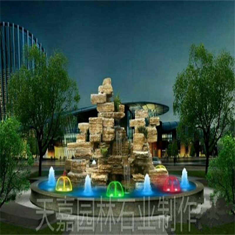 江西水幕墙喷泉设计